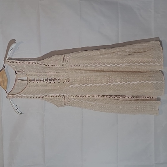 Free People Dresses & Skirts - Free People Ivory Crochet Mini Dress